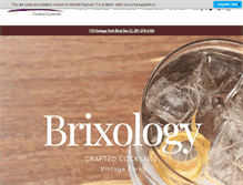 Tablet Screenshot of brixologybar.com